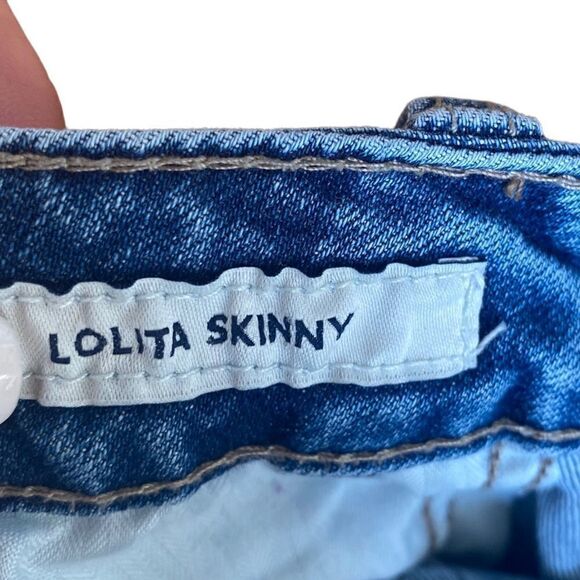 LUCKY BRAND | "Lolita" SkinnyAnkle Embroidered Jeans Size 8 - Picture 6 of 8